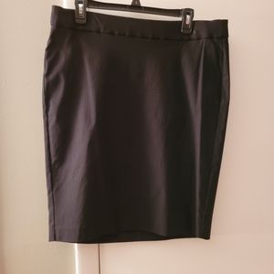 Elle black skirt, knee length